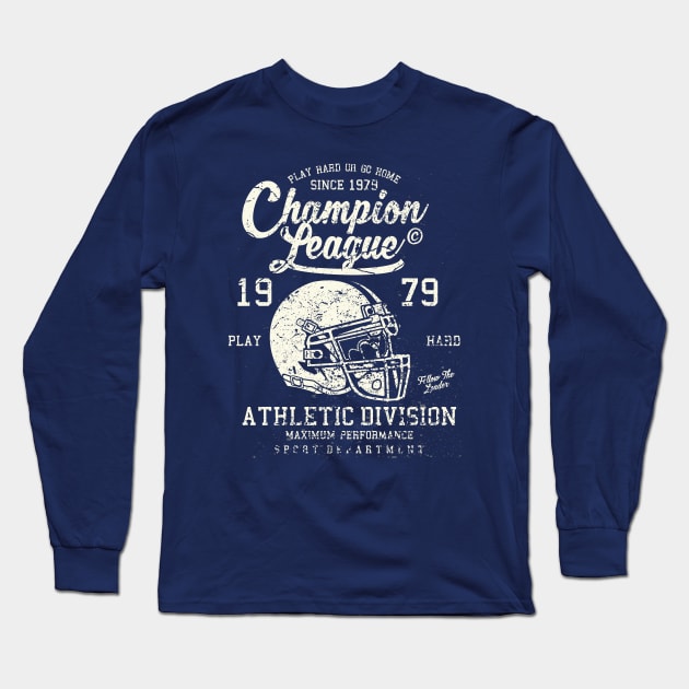 Champion League Athletic Division Football Sport Department Long Sleeve T-Shirt by JakeRhodes